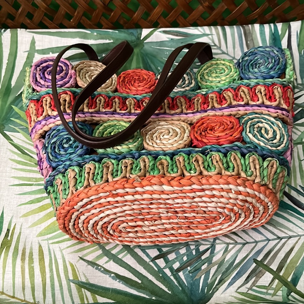 Summer Beach Bag Multi Colored - image 5